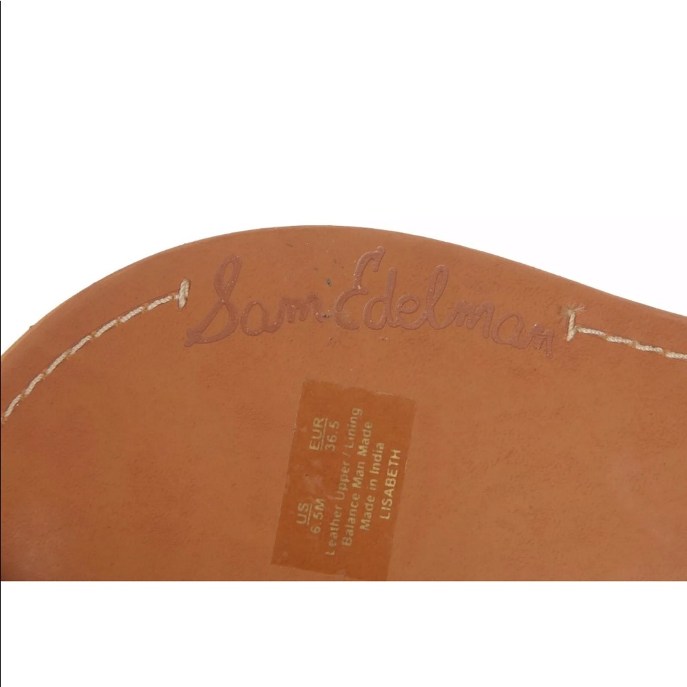 Sam Edelman lisabeth Pom Pom sandals 6.5 flats - Picture 6 of 7